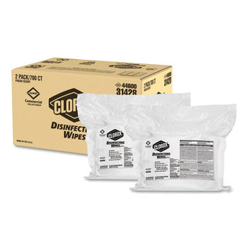 Clorox® Disinfecting Wipes, Fresh Scent, 7 X 8, 700-bag Refill, 2-carton freeshipping - TVN Wholesale
